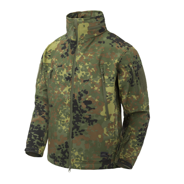 GUNFIGHTER Jacket - Shark Skin Windblocker - Flecktarn