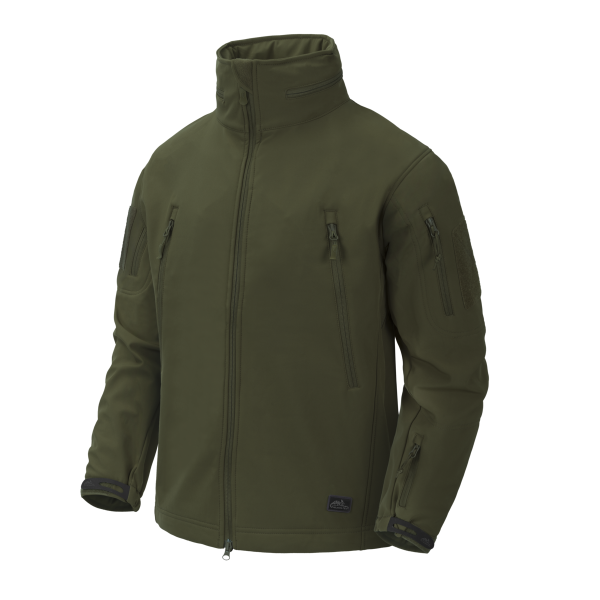 GUNFIGHTER Jacket - Shark Skin Windblocker - Olive Green