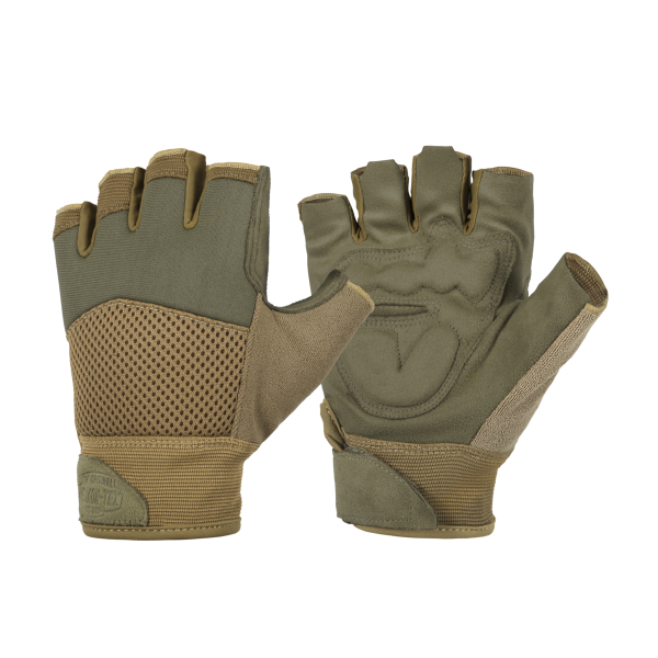 Half Finger Mk2 Gloves - Olive Green / Coyote A Half Finger Mk2 Gloves - Olive Green / Coyote A