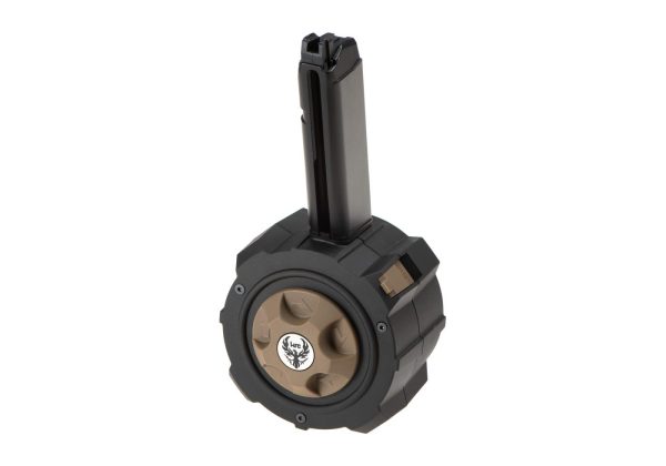 HFC Drum Mag G17 Models GBB 200rds Black HFC Drum Mag G17 Models GBB 200rds Black