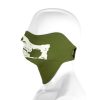 Invader Gear Death Head Neoprene Face Mask OD