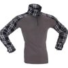 Invader Gear Flannel Combat Shirt Black S