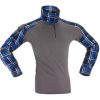 Invader Gear Flannel Combat Shirt Blue L