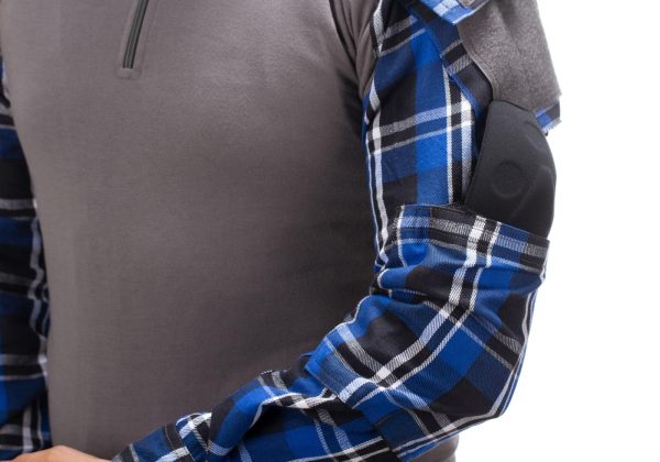 Invader Gear Flannel Combat Shirt Blue M