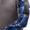 Invader Gear Flannel Combat Shirt Blue XS