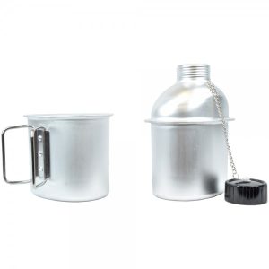 JS-TACTICAL BORRACCIA IN ALLUMINIO 1 LITRO CON TAZZA (JS-1802)