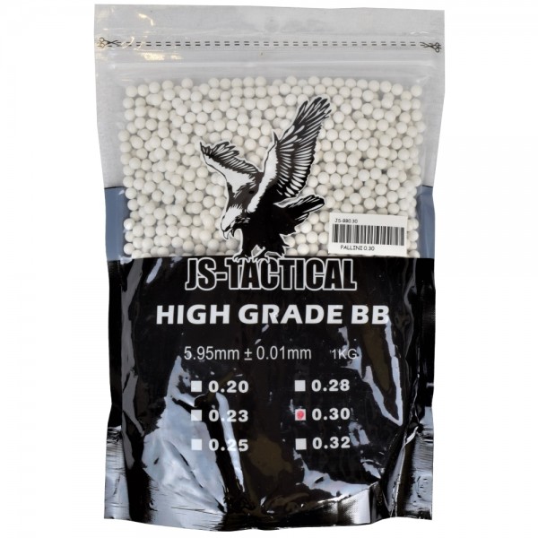 JS-TACTICAL PALLINI 0,30G CONFEZIONE 1 KG BIANCHI (JS-BB0.30) JS-TACTICAL PALLINI 0,30G CONFEZIONE 1 KG BIANCHI (JS-BB0.30)