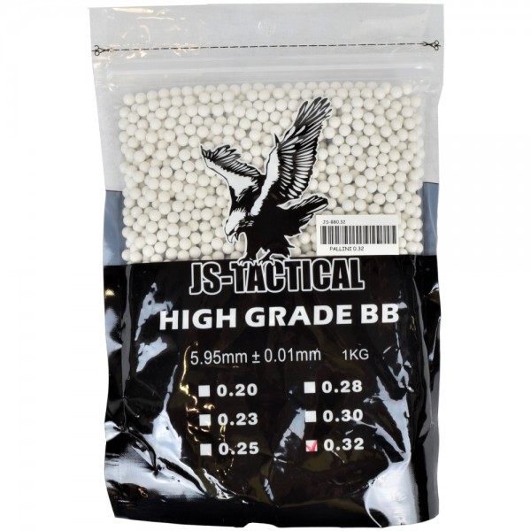 JS-TACTICAL PALLINI 0,32G BIANCHI (JS-BB0.32) JS-TACTICAL PALLINI 0,32G BIANCHI (JS-BB0.32)