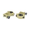 JS-TACTICAL ANELLI ALTI 1" PER SLITTE 20mm TAN (JS-M2006T)