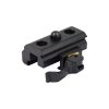 JS-TACTICAL ATTACCO BIPIEDE PER SLITTA STANDARD 20mm CON SGANCIO RAPIDO NERO (JS-BPAQD)