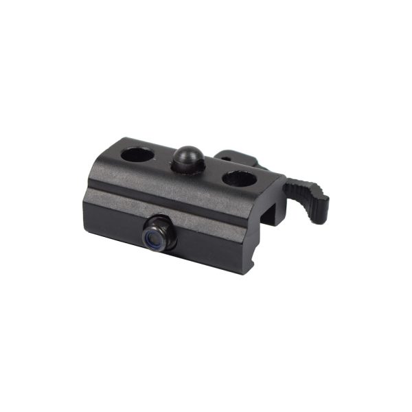 JS-TACTICAL ATTACCO BIPIEDE PER SLITTA STANDARD 20mm CON SGANCIO RAPIDO NERO (JS-BPAQD)