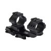 JS-TACTICAL ATTACCO OTTICA 1"/30mm SGANCIO RAPIDO NERO (JS-WD25QD)