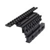 JS-TACTICAL DOPPIA SLITTA STANDARD 20mm LATERALE PER AK NERO (JS-ADKM)