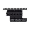 JS-TACTICAL DOPPIA SLITTA STANDARD 20mm LATERALE PER AK NERO (JS-ADKM)