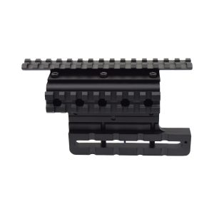 JS-TACTICAL DOPPIA SLITTA STANDARD 20mm LATERALE PER AK NERO (JS-ADKM)
