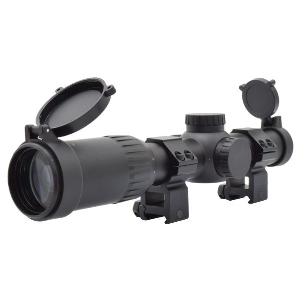 JS-TACTICAL OTTICA LONG EYE RELIEF ZOOM 1X-8X LENTE 24mm NERA (JS-1-8X24)