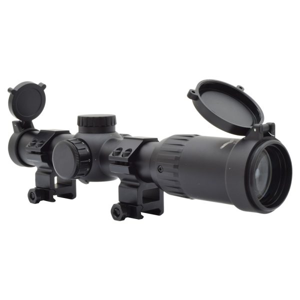 JS-TACTICAL OTTICA LONG EYE RELIEF ZOOM 1X-8X LENTE 24mm NERA (JS-1-8X24)