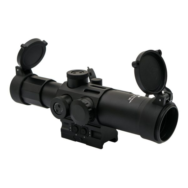 JS-TACTICAL OTTICA ZOOM 4x LENTE 32mm CON RED DOT NERO (JS-4X32M1)