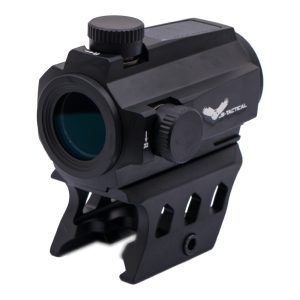 JS-TACTICAL RED DOT CON ENERGIA SOLARE DI BACKUP NERO (JS-R5T) JS-TACTICAL RED DOT CON ENERGIA SOLARE DI BACKUP NERO (JS-R5T)