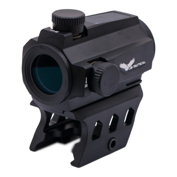 JS-TACTICAL RED DOT CON ENERGIA SOLARE DI BACKUP NERO (JS-R5T) JS-TACTICAL RED DOT CON ENERGIA SOLARE DI BACKUP NERO (JS-R5T)