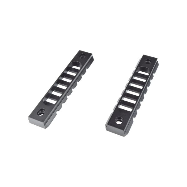 JS-TACTICAL SLITTA STANDARD 20mm 7 SLOTS PER KEYMOD NERO - 2 PEZZI (JS-KMRL9)