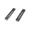 JS-TACTICAL SLITTA STANDARD 20mm 7 SLOTS PER KEYMOD NERO - 2 PEZZI (JS-KMRL9)