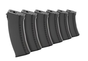 Kalashnikov Magazine AK47 Hicap 500rds 6pcs Set Black
