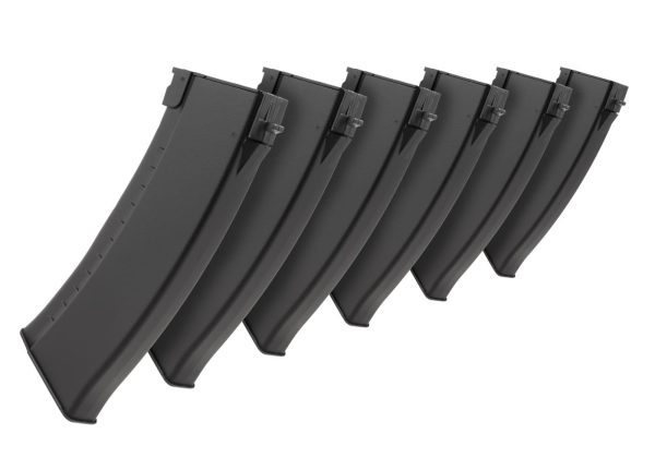 Kalashnikov Magazine AK47 Hicap 500rds 6pcs Set Black