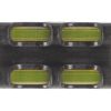LPA Yellow Twin Fiber Optics Front Sight 2,6 MA Thread