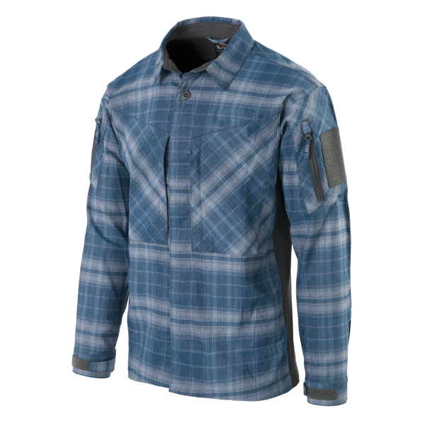 MBDU  Shirt - Western Blue Plaid