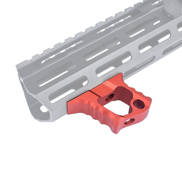 METAL HAND-STOP PER KEYMOD/M-LOK ROSSO (ME6086-RED)