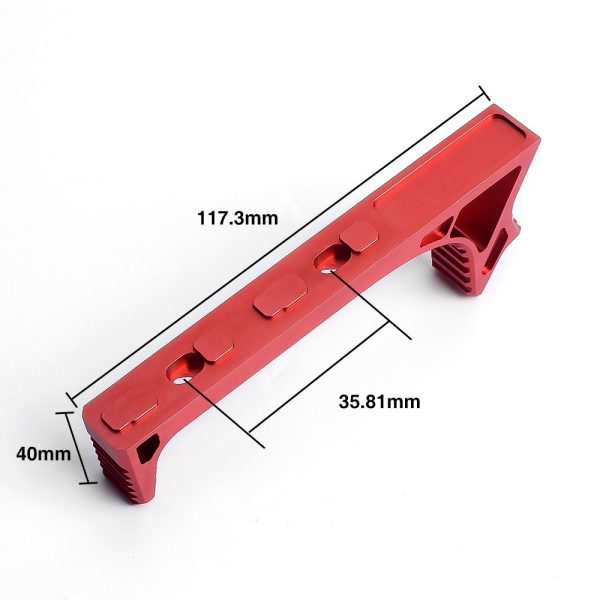 METAL IMPUGNATURA LINK CURVED PER KEYMOD ROSSA (ME6076-RED)