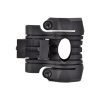 MP ATTACCO REGOLABILE 5 POSIZIONI PER TORCE 1" SU SLITTE 20MM NERO (MP7002-B)