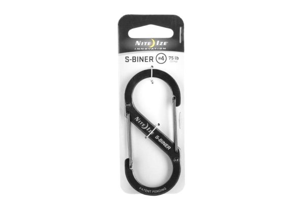 Nite Ize S-Biner Steel #4 Black