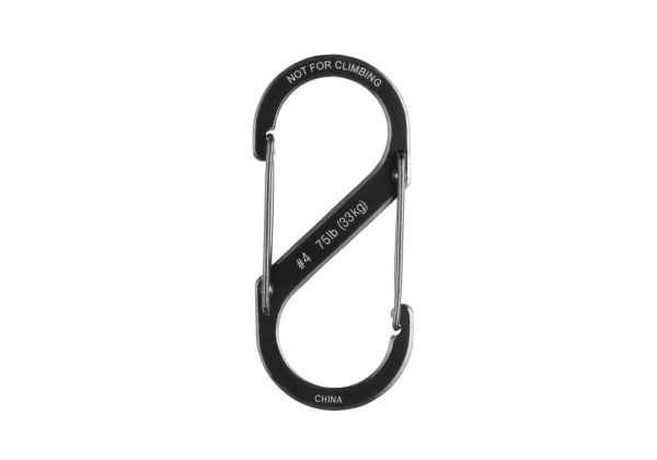 Nite Ize S-Biner Steel #4 Black