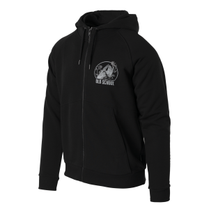 Old School Hoodie - Fullzip - Black Old School Hoodie - Fullzip - Black
