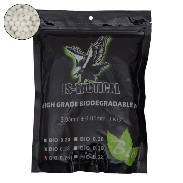 JS-TACTICAL PALLINI BIO 0.25G BIANCHI (JS-BIO0.25)