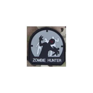 PATCH IN PVC ZOMBIE HUNTER (EM5549C) PATCH IN PVC ZOMBIE HUNTER (EM5549C)