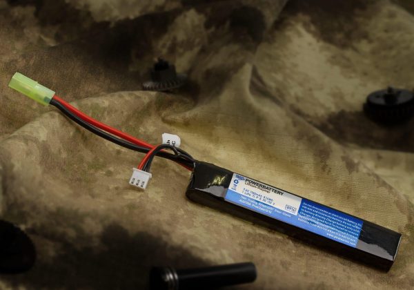 Pirate Arms Lipo 7.4V 1100mAh 20C Stock Tube Type Black