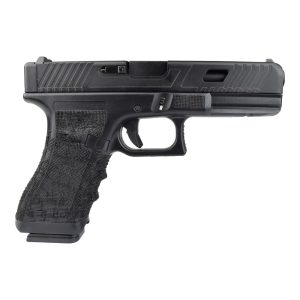 PISTOLA A GAS SCARRELLANTE HALF-METAL IMPUGNATURA ZIGRINATA NERA (VG1-B) PISTOLA A GAS SCARRELLANTE HALF-METAL IMPUGNATURA ZIGRINATA NERA (VG1-B)