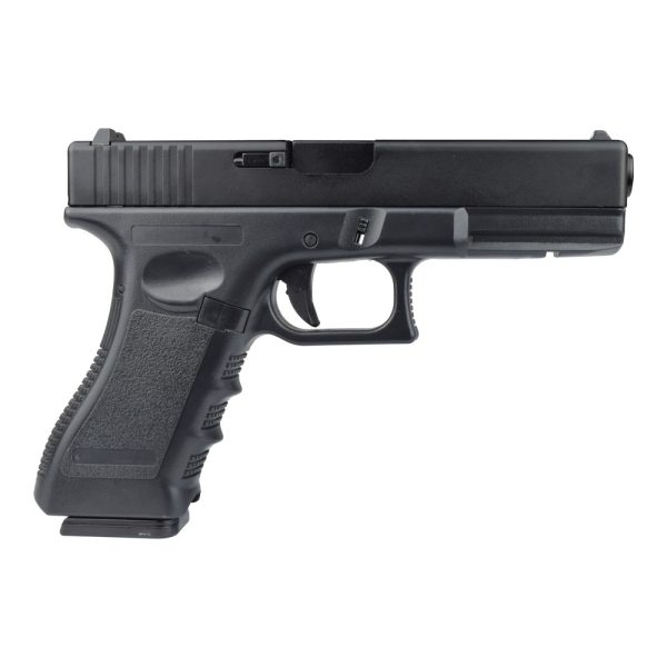 PISTOLA A GAS SCARRELLANTE HALF-METAL SEMI/FULL AUTO NERA (VG1-A)