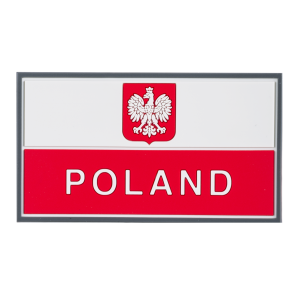 Polish Banner Patch (90 x 50 mm) - PVC - True Colors