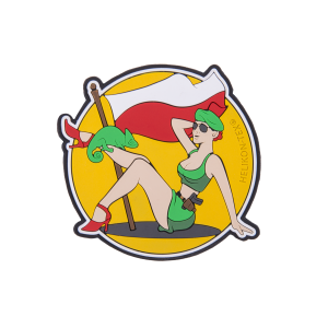 Polish Girl Patch - Yellow