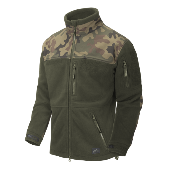 Polish INFANTRY Jacket - Fleece - Olive Green/PL Woodland