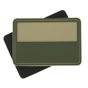 POLISH Subdued Flag Patch (set - 2pcs.) - PVC - Khaki