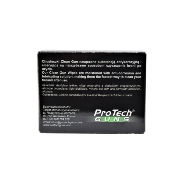 PROTECH GUNS CLEAN GUN 10 SALVIETTE (PR-G27) PROTECH GUNS CLEAN GUN 10 SALVIETTE (PR-G27)