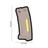 PTS Syndicate PTS 3" EPM PVC Patch Dark Earth