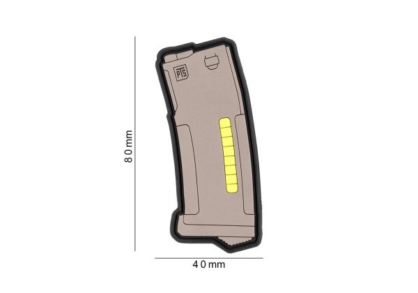 PTS Syndicate PTS 3" EPM PVC Patch Dark Earth