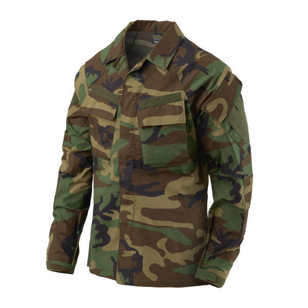 Raid Shirt - PolyCotton Stretch Ripstop - US Woodland Raid Shirt - PolyCotton Stretch Ripstop - US Woodland