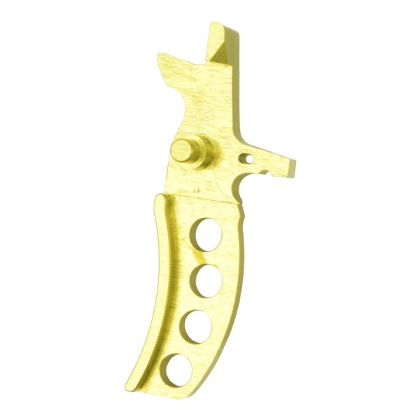 RETROARMS GRILLETTO CNC AR15 TIPO D GIALLO (RA-6818) RETROARMS GRILLETTO CNC AR15 TIPO D GIALLO (RA-6818)